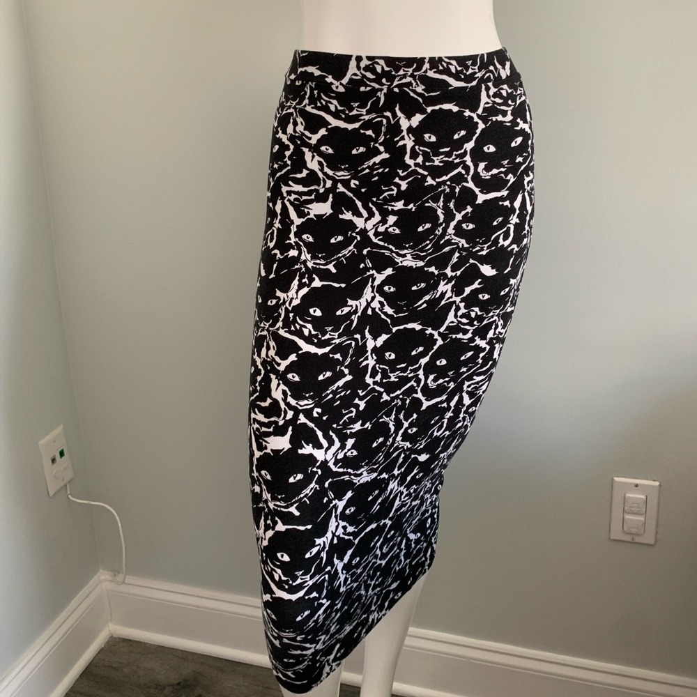 Nasty Gal Cat Pencil Skirt